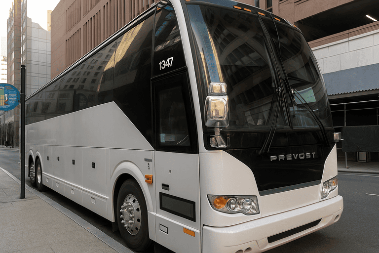 a Billings Minibus Company coach bus