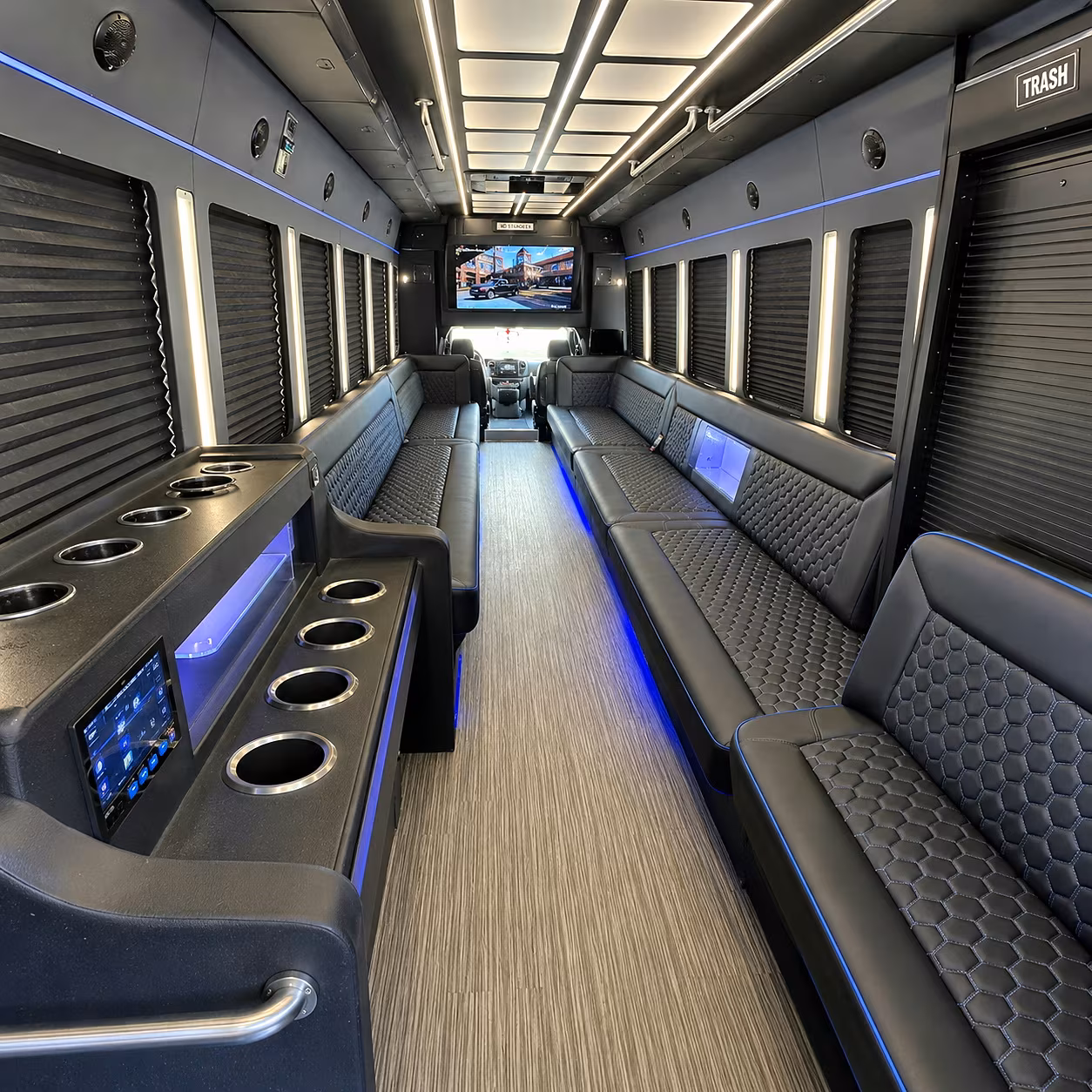 billings party bus inside