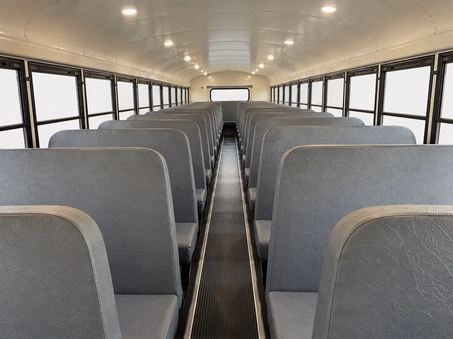 billings school bus inside