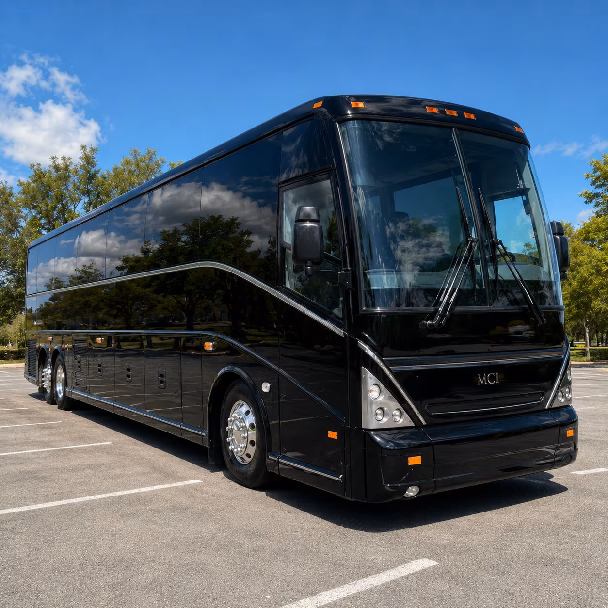charter buses for energy sector and industrial corporate travel